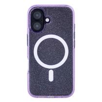 Capa iPhone 16 Originais iPlace, Shine Indução, Lilás