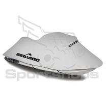 Capa Jet Ski Sea Doo Spark 3 Lugares - Logo Spark - Blackout Capa Jet Ski Sea Doo Spark 3 Lugares - Logo Spark - Blackout