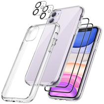 Capa JeTech 5 em 1 para iPhone 11 de 6,1 polegadas com protetores Capa JeTech 5 em 1 para iPhone 11 de 6,1 polegadas com protetores