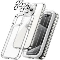Capa JeTech 5 em 1 para iPhone 15 Pro Max 6,7" com protetores Capa JeTech 5 em 1 para iPhone 15 Pro Max 6,7" com protetores
