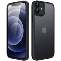 Capa JeTech Matte para iPhone 12/12 Pro de 6,1 polegadas preta