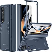 Capa Kaiiecal com Suporte para Samsung Galaxy Z Fold 4 - Azul Capa Kaiiecal com Suporte para Samsung Galaxy Z Fold 4 - Azul