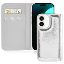 Capa Kate Spade New York Wallet Folio para iPhone 16 - Prata