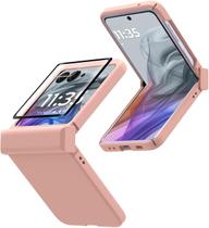 Capa KEKBOXQ para Motorola Razr 2024 5G com Dobradiça Rosa Capa KEKBOXQ para Motorola Razr 2024 5G com Dobradiça Rosa