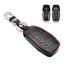 Capa Key Fob, capa de couro para Ford e Lincoln Capa Key Fob, capa de couro para Ford e Lincoln
