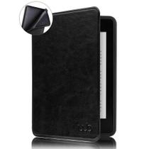 Capa Kindle 10ª Geração WB - Auto Hibernação Couro Premium Silicone Flexível Preta