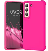 Capa Kiomy Neon Hot Pink para Samsung Galaxy S21+ à prova de choque