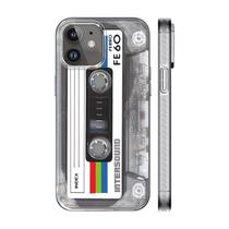Capa KIOMY para iPhone 11 com design de fita cassete retrô 3D Capa KIOMY para iPhone 11 com design de fita cassete retrô 3D