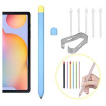 Capa + Kit 5 Pontas E Extrator Para Caneta S-Pen S6 Lite