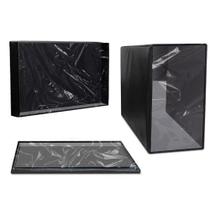 Capa Kit PC Monitor 22 Polegadas CPU e Teclado Impermeável Frente Transparente