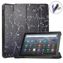 Capa Kit Tablet Amon Fire HD10 Constelação