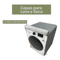 Capa lava e seca lg 11kg vc2 vc3 vc4 impermeável flex