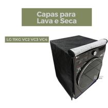 Capa lava e seca lg 11kg vc2 vc3 vc4 impermeável flex