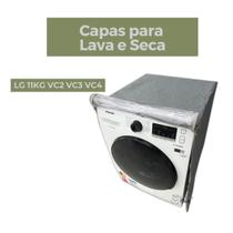 Capa lava e seca lg 11kg vc2 vc3 vc4 transparente flex