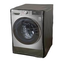 Capa Lava e Seca LG 11kg Vivace Vc2 Vc3 Vc4 Vc5 Abertura Frontal Transparente Ziper Preta Capa Lava e Seca LG 11kg Vivace Vc2 Vc3 Vc4 Vc5 Abertura Frontal Transparente Ziper Preta