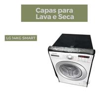 Capa lava e seca lg 14kg smart transparente flex
