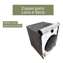 Capa lava e seca midea 11kg healthguard impermeável flex