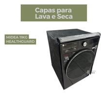 Capa lava e seca midea 11kg healthguard transparente flex - Capas Flex