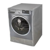 Capa Lava e Seca Midea Storm Wash 12kg Abertura Frontal Transparente com Ziper Cinza