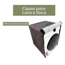 Capa lava e seca philco 12kg pls12b impermeável flex - Capas Flex