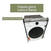 Capa lava e seca philco 12kg pls12b transparente flex