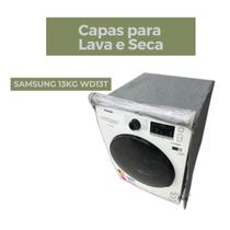 Capa lava e seca samsung 13kg wd13t transparente flex