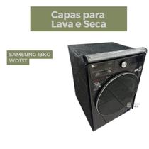 Capa lava e seca samsung 13kg wd13t transparente flex