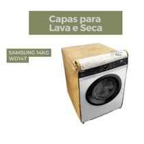 Capa lava e seca samsung 14kg wd14t impermeável flex