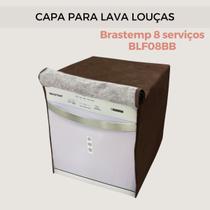 Capa lava louças brastemp 8 serv. bfl08bb impermeável flex