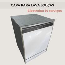 Capa lava louças electrolux 14 serviços transparente flex
