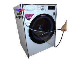 Capa Lava&seca LG 11kg Smart Care Prime Frontal em zíper frente transparente