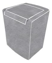 Capa Lavadora Abertura Top com Zíper - Cinza - Proteção P