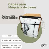 Capa lavadora electrolux 11kg turbo economia impermeável flex