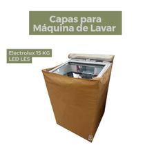 Capa lavadora electrolux 15kg led les impermeável flex Capa lavadora electrolux 15kg led les impermeável flex