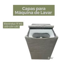 Capa lavadora electrolux 17kg led lev lec impermeável flex