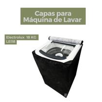 Capa lavadora electrolux 18kg lei18 impermeável flex