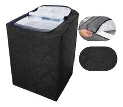 Capa Lavadora Eletrolux Consul Impermeável Com Zí - Marrom G