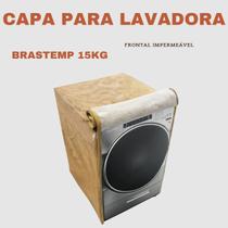Capa lavadora frontal brastemp 15kg impermeável flex