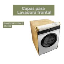 Capa lavadora frontal samsung seine 10.1kg impermeável flex
