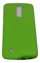 Capa LG K10 Silicone Aveludada Verde Lisa