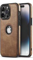 Capa LIREY compatível para iPhone 16 Pro Max 6.9 em couro marrom