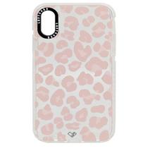 Capa loft case iphone x xs onça rosa