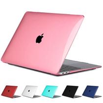 Capa Logo Recortado Compatível Com Macbook Air 13.6 pol A3113 CorRosa