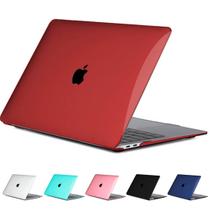 Capa Logo Recortado Compatível Com Macbook Air 13.6 pol A3113 CorVermelha