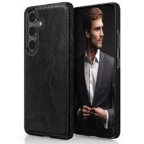 Capa LOHASIC para Samsung Galaxy A54 5G (2023) em couro PU preta Capa LOHASIC para Samsung Galaxy A54 5G (2023) em couro PU preta