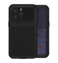 Capa LOVE MEI Powerful para iPhone 15 Pro Max preta