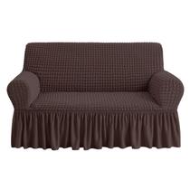 Capa Loveseat NICEEC marrom universal de alta elasticidade