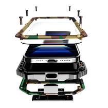 Capa Lunivop para iPhone 15 Plus de 6,7" com camuflagem de nível militar