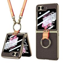 Capa Lunivop para Samsung Galaxy Z Flip 6 com suporte de alça