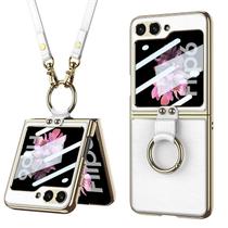 Capa Lunivop para Samsung Galaxy Z Flip 6 com suporte de anel